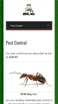 Mobile Screenshot of dfwbug.com